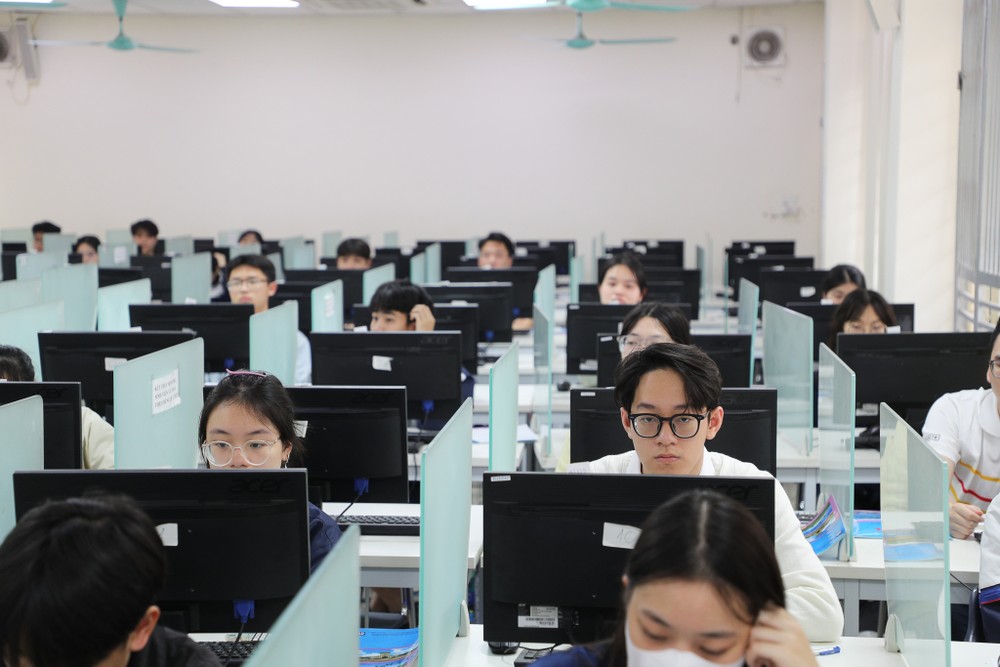 Thí sinh dự thi Đánh giá năng lực.
